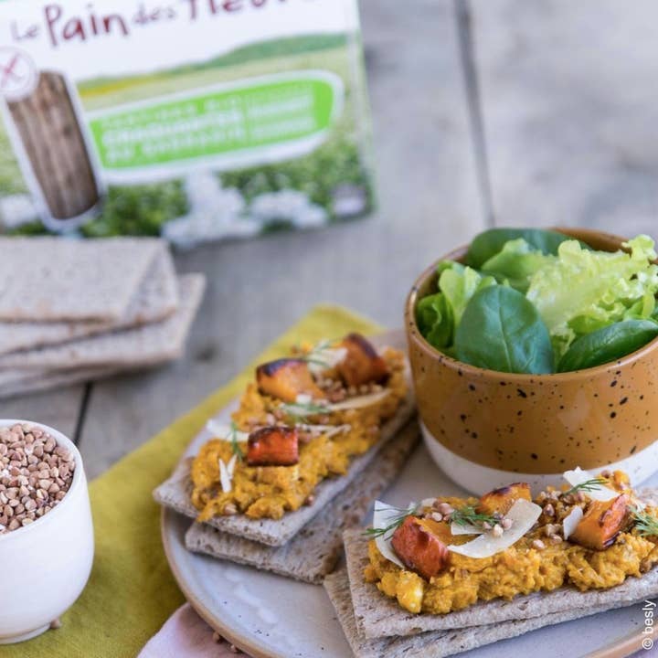 Gourmet Food Solutions, Inc. - Wholesale Crackers - Gluten Free Crackers - Ancient Grain "Le Pain des Fleurs"3