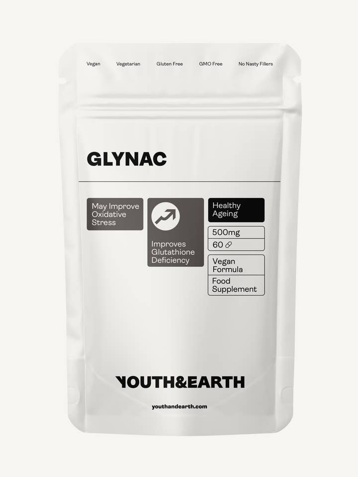 GLYNAC (NAC & GLYCIN) 60 x 500 mg kapslar för wholesale av Youth & Earth