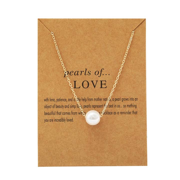 Enkele parel ketting voor wholesale door Uncommon Opal Designs