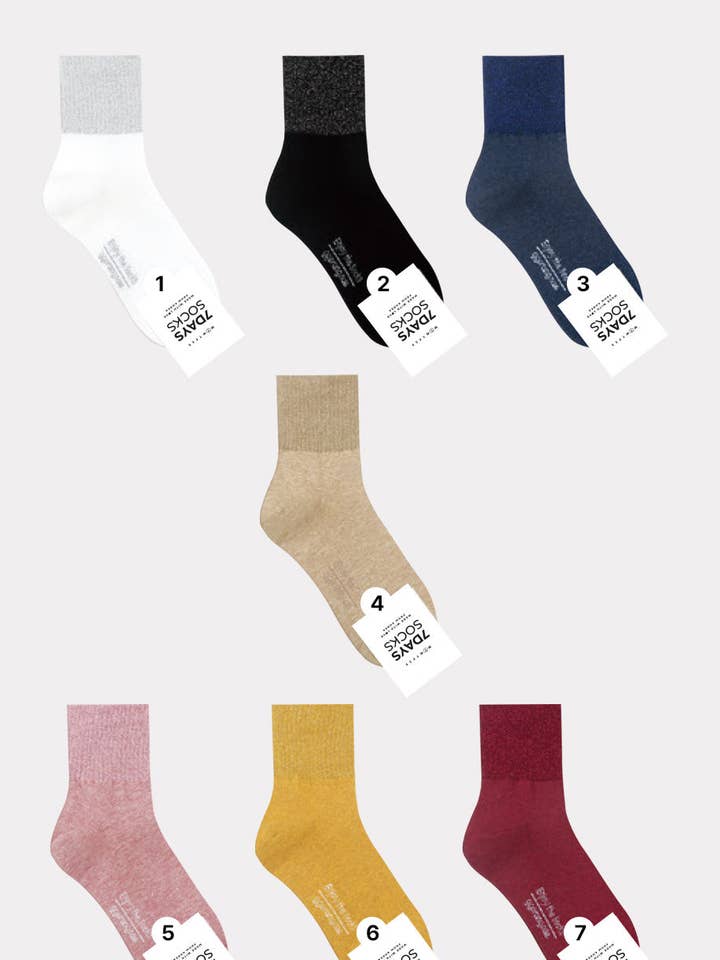 Kvinders glitrende ankelstrømper for engroshandel hos 7DAYSSOCKS