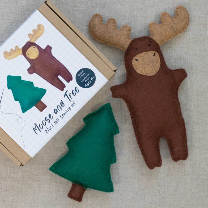 Mimihali - Wholesale Craft Sewing Kit - MOOSE and TREE felt sewing kit for kids1
