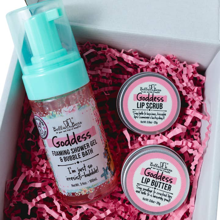 Bella & Bear - Vente Set de bain et corps - Coffret cadeau Goddess Mini pour le bain et le corps | Cadeaux pour femmes et adolescents8