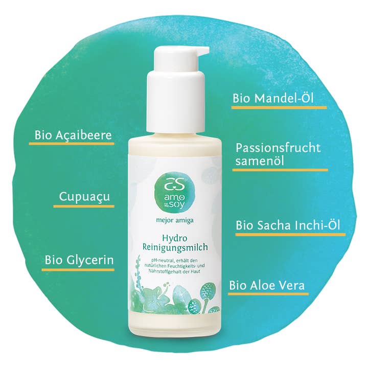 Latte Detergente Hydro - Amore per la Pelle (100 ml) per la vendita all'ingrosso da parte di amo como soy