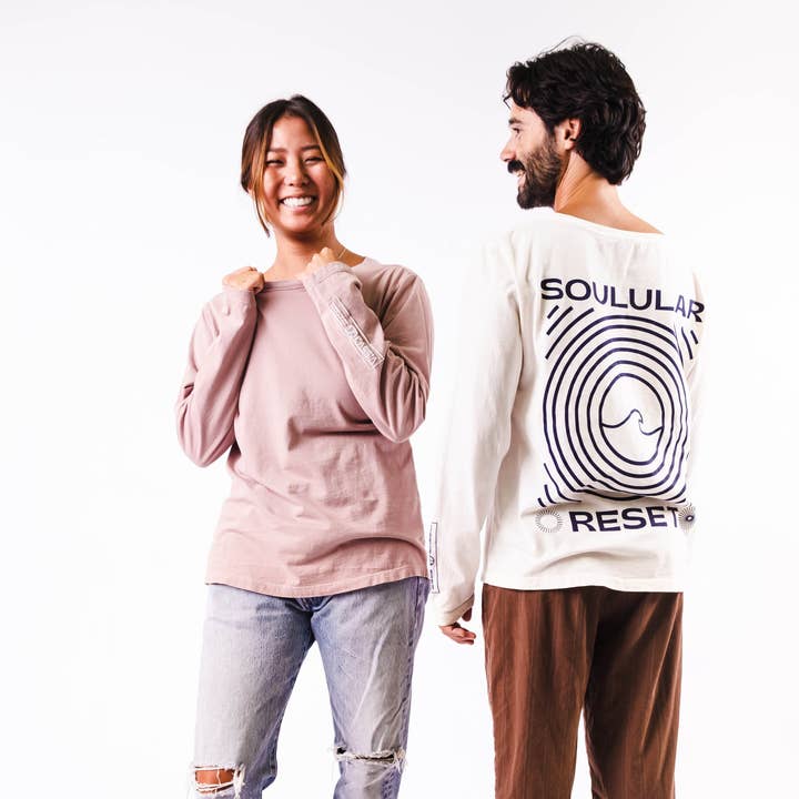SOULULAR RESET LONG SLEEVE T SHIRT for wholesale by Kassia+Surf