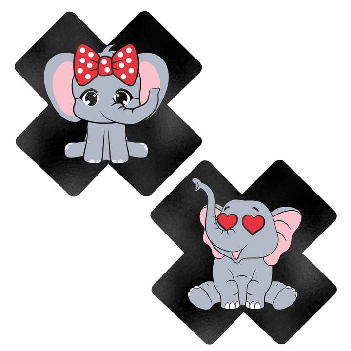 Elephant Nipple Cover Pasties for wholesale by Niptees