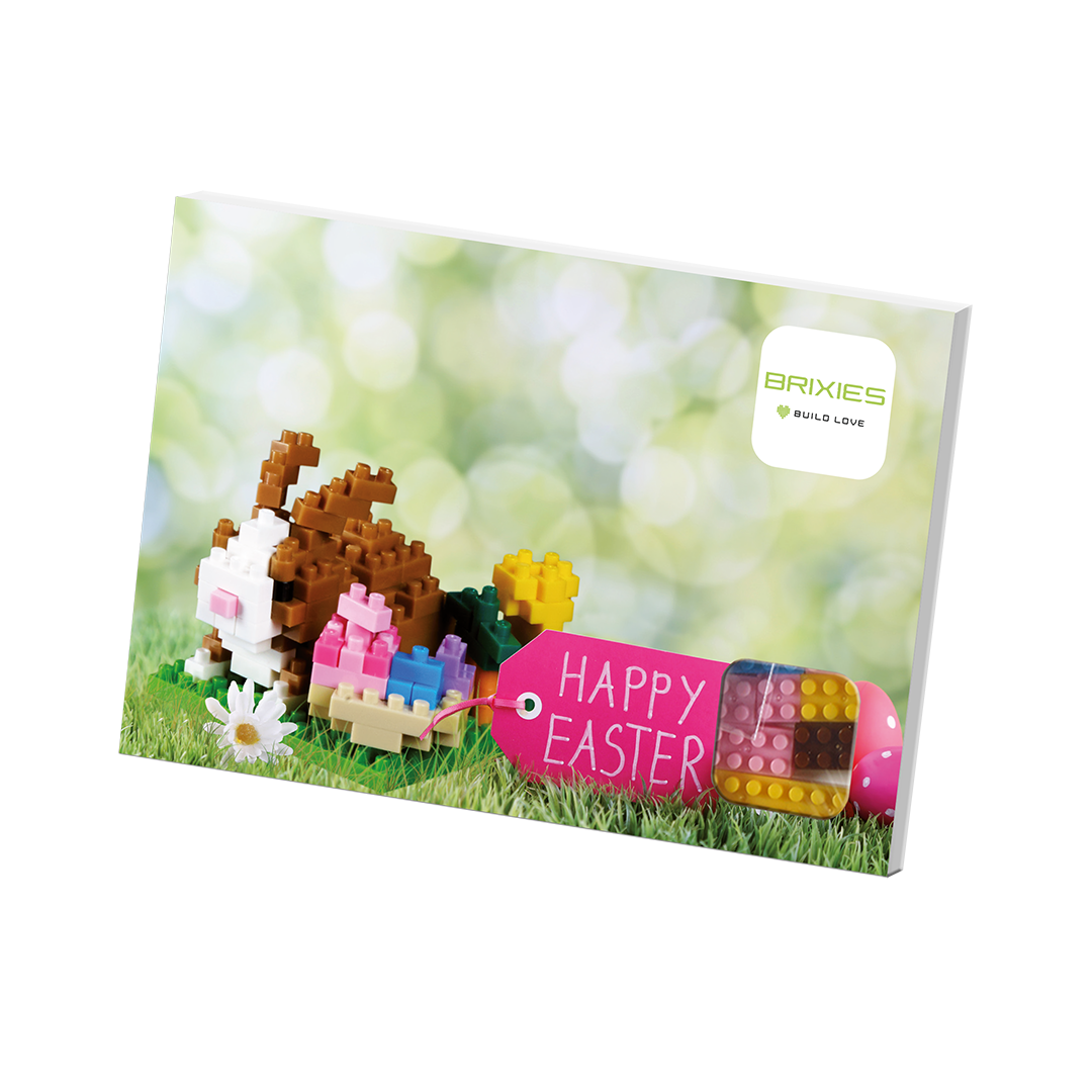 Brixies - Wholesale Build-a-Toy - Kids - BRIXIES Postcard Easter Bunny3