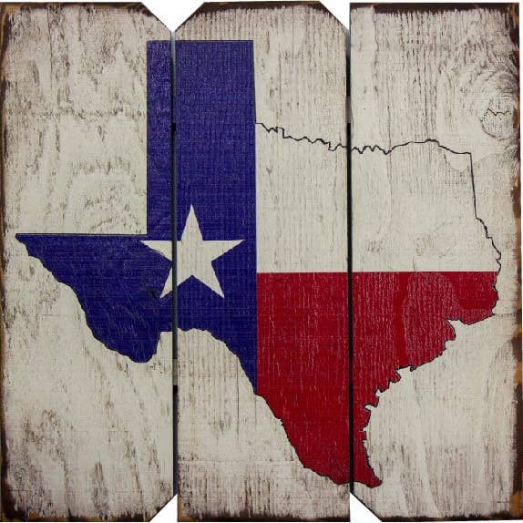 16 x 16 Texas-Flagge Weiß/Rot/Navy für den Großhandel von Boulder Innovations