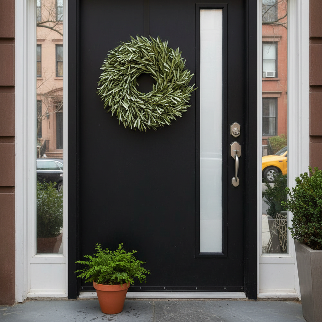 Self-Care Shower - Wholesale Wreath - Olive Wreath Real Fresh Live Leaves1