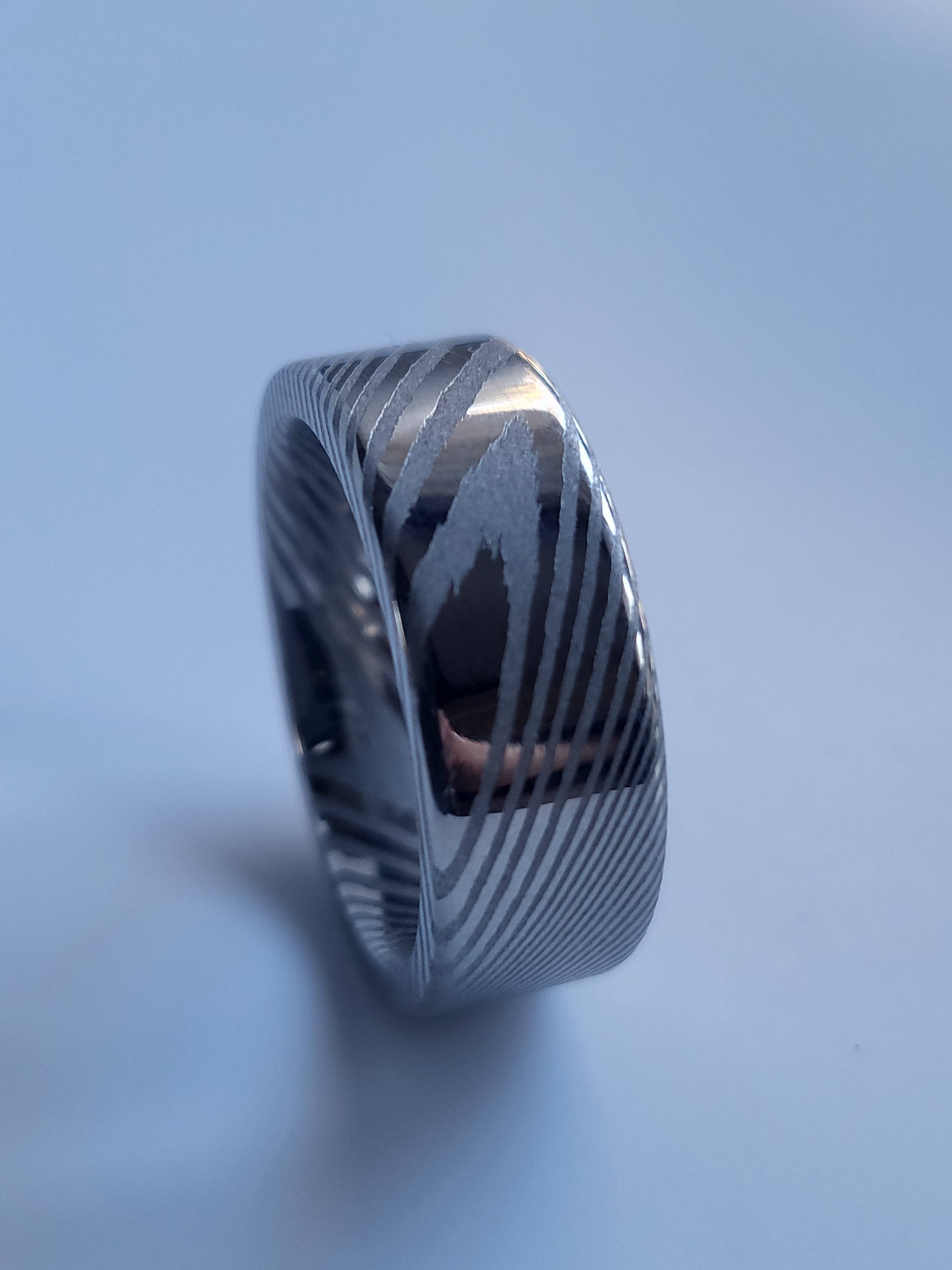 Natural Evolution Design - Wholesale Band/Stacked Ring - Damascus Steel Ring8