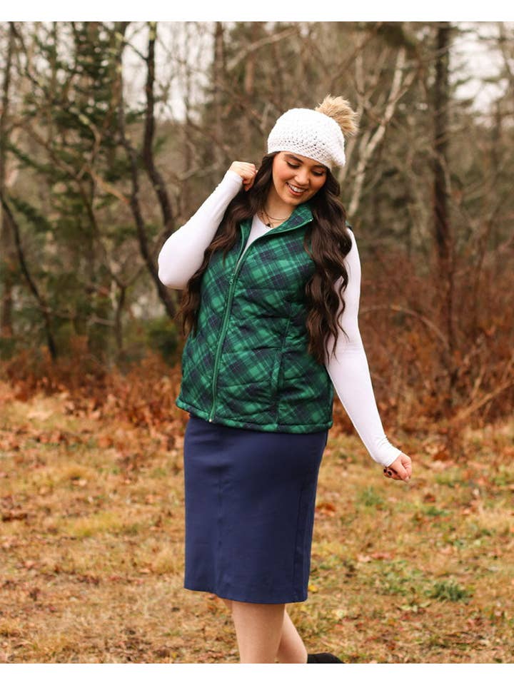 Halftee Layering Essentials - Wholesale Knit Top - Women's - Crew Neck Long Sleeve (Rayon/Spandex Blend)