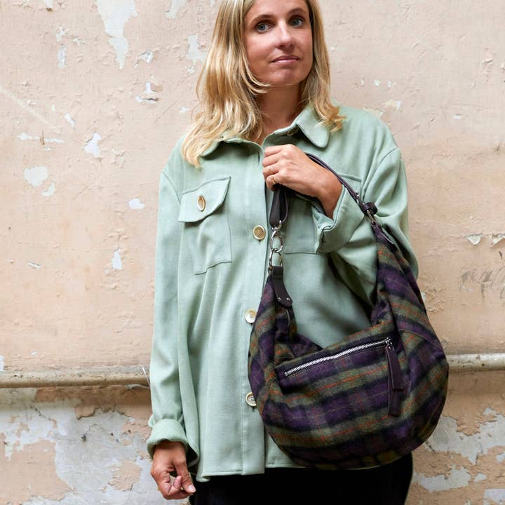 Maya Tartan Taske – Begrænset udgave x Edie Grim for engroshandel hos JULIE MEURISS