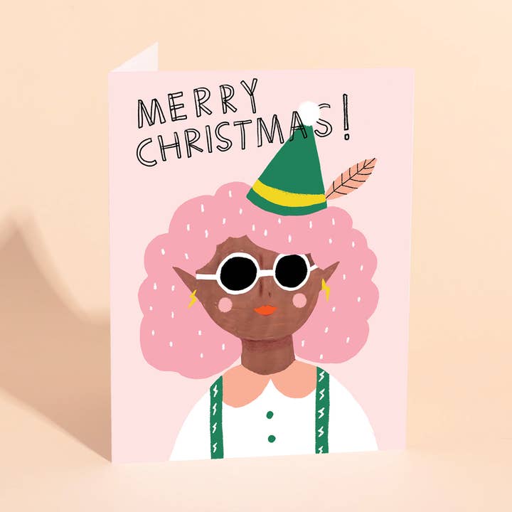 ELF POWERS - Holiday Card for wholesale by Carolyn Suzuki