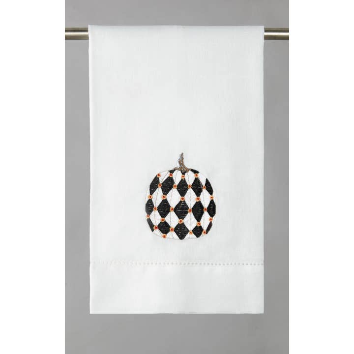 Peking Handicraft - Wholesale Tea Towel - Printed Pumpkins Guest Towel - Sally Eckman Roberts2