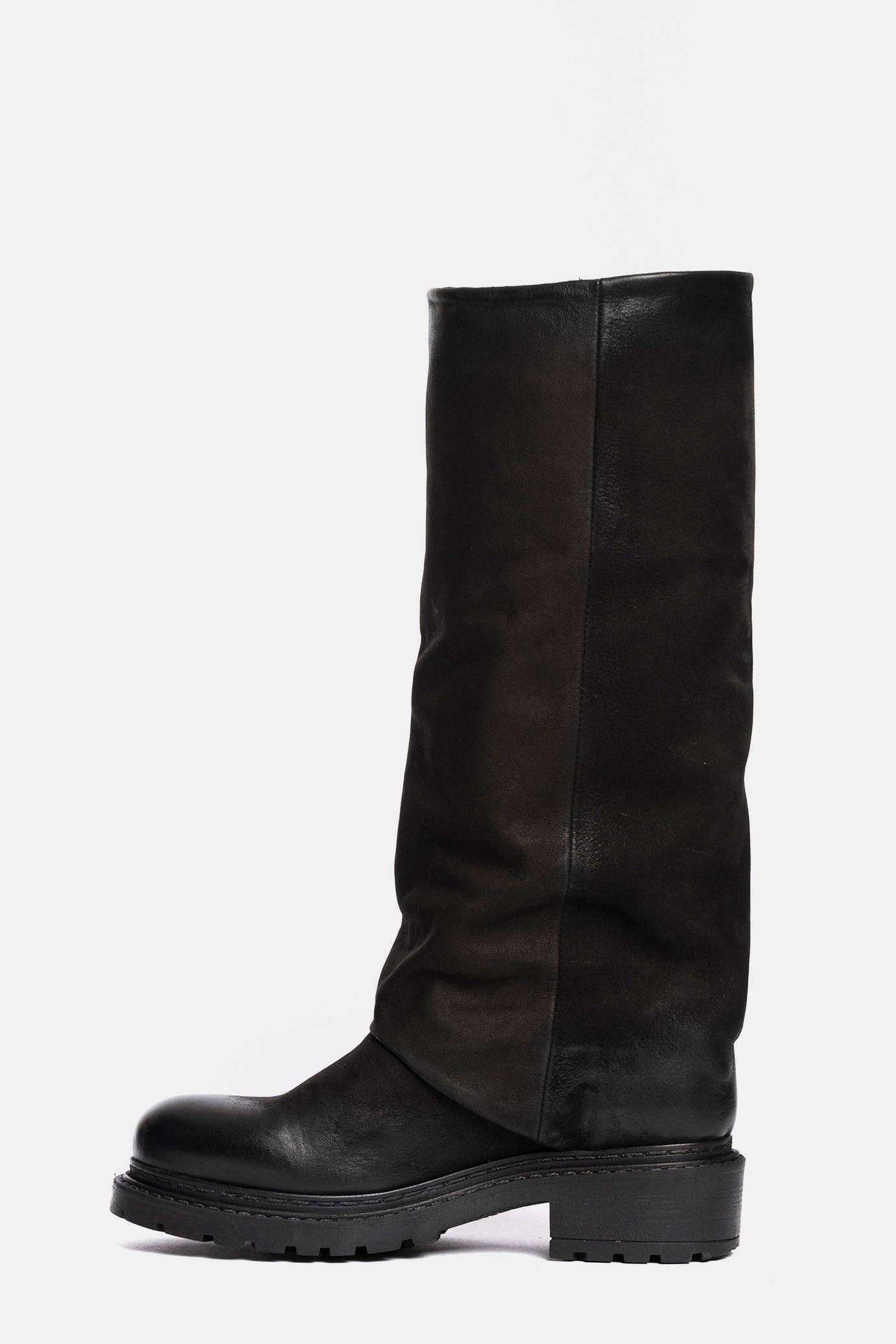 METISSE - Wholesale Boots - Women's - Biker in black nubuck MA9462