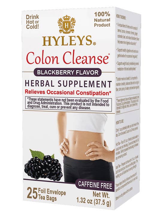 25 CT Colon Cleanse Tea Blackberry Flavor for wholesale by Mekor LLC
