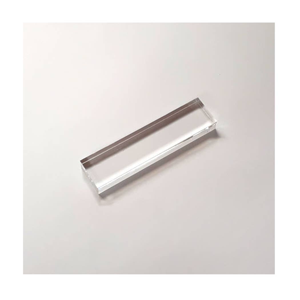 Impronte D'Autore - Wholesale Rubber/Decorative Stamp - Acrylic handle for clear stamps - cm. 10x2.5
