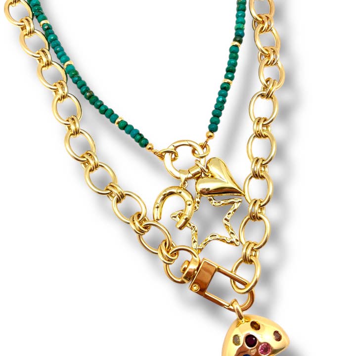 Shiver + Duke - Wholesale Link & Chain Necklace - Interlocking Chain Necklace2