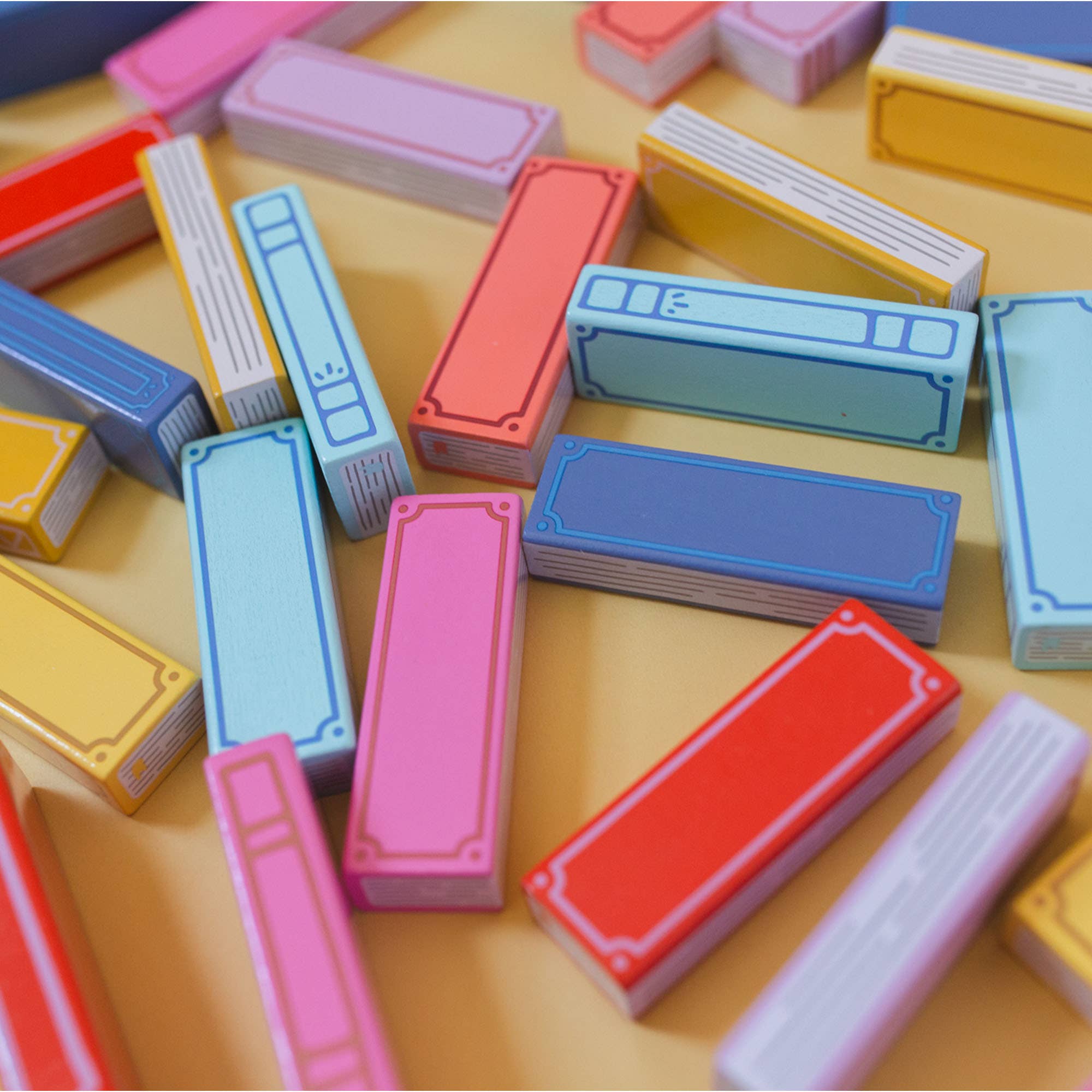 Pippi Post - Vendita all'ingrosso Giochi da tavolo - Gioco di Equilibrio con Blocchi di Legno a Forma di Libri4