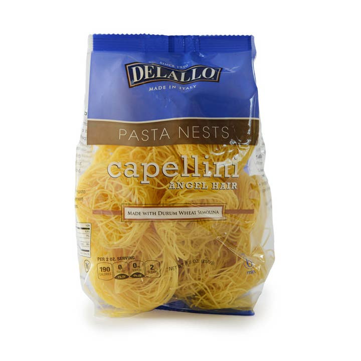 Delallo - Wholesale Pasta - Capellini D Angelo Nest 8.82 oz
