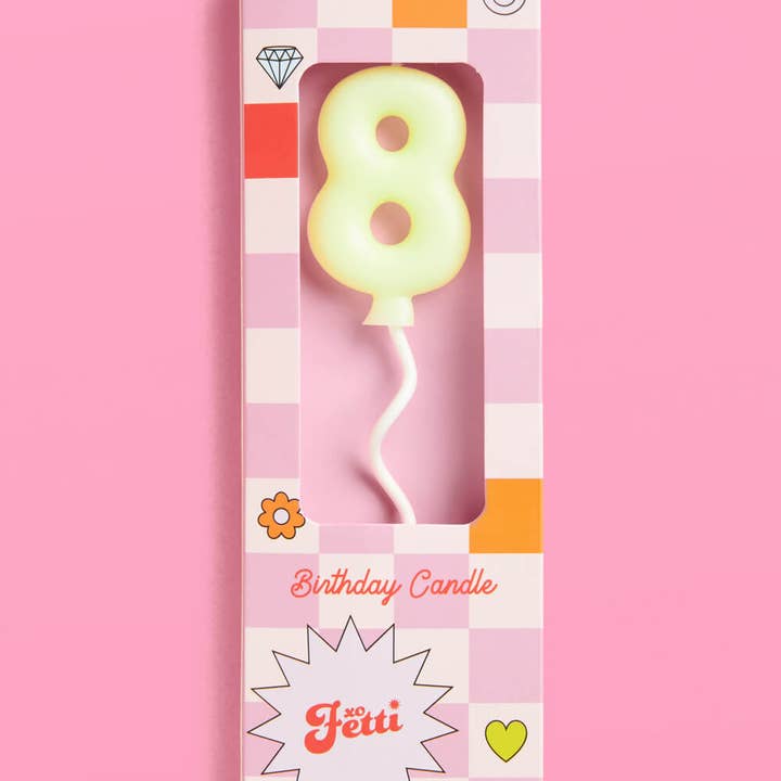 xo, Fetti - Vente Bougies pour gâteau - Bougie à bulles pastel pour fête d'anniversaire #8, décoration de gâteau d'anniversaire1