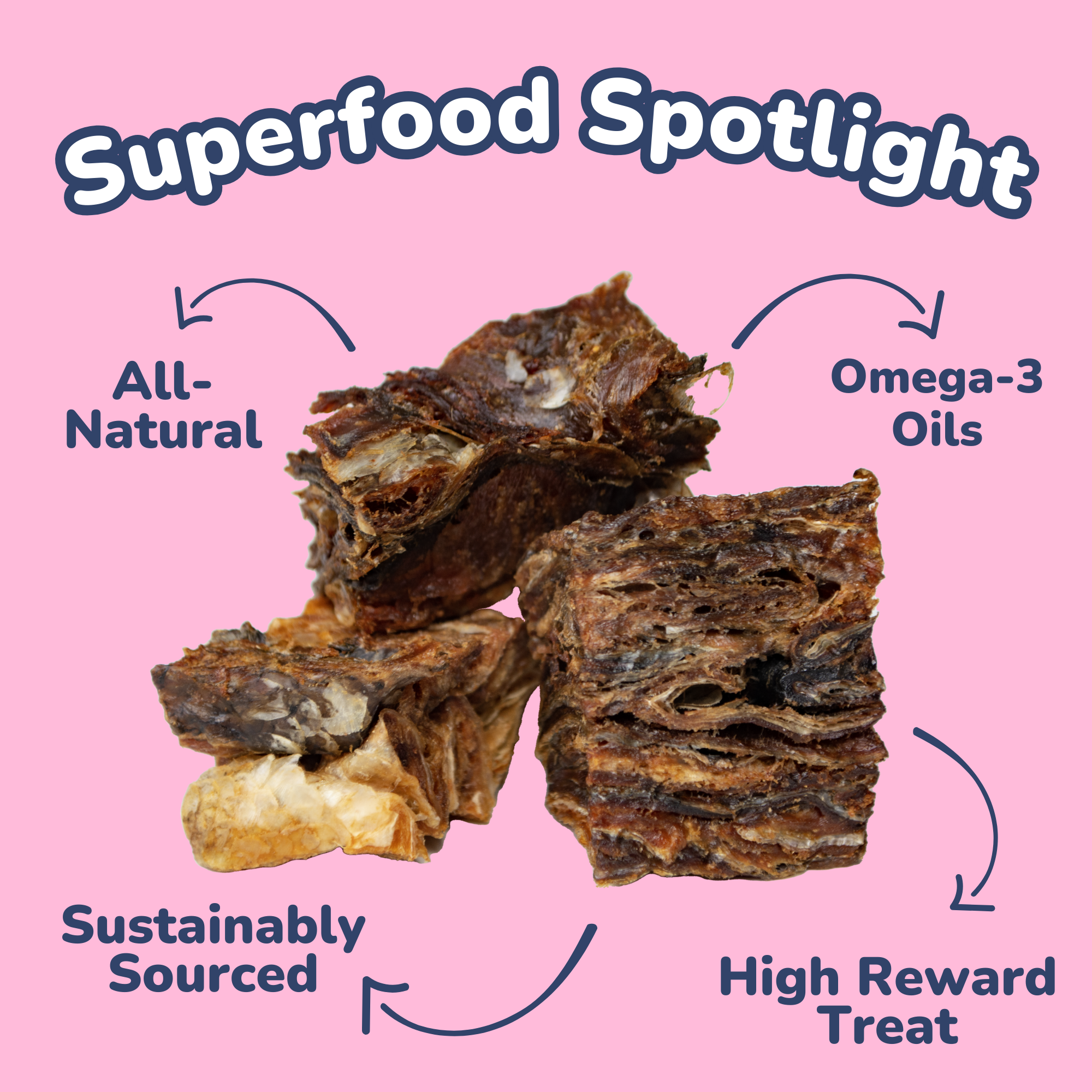 Healthybud - Wholesale Pet Treats - Dog - Healthybud's Single-Ingredient Cod Skin Cube Dog Treats2