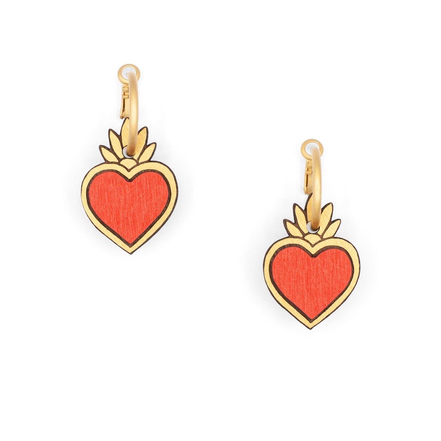 Materia Rica ☀️ - Wholesale Dangle Earrings - Corazones0