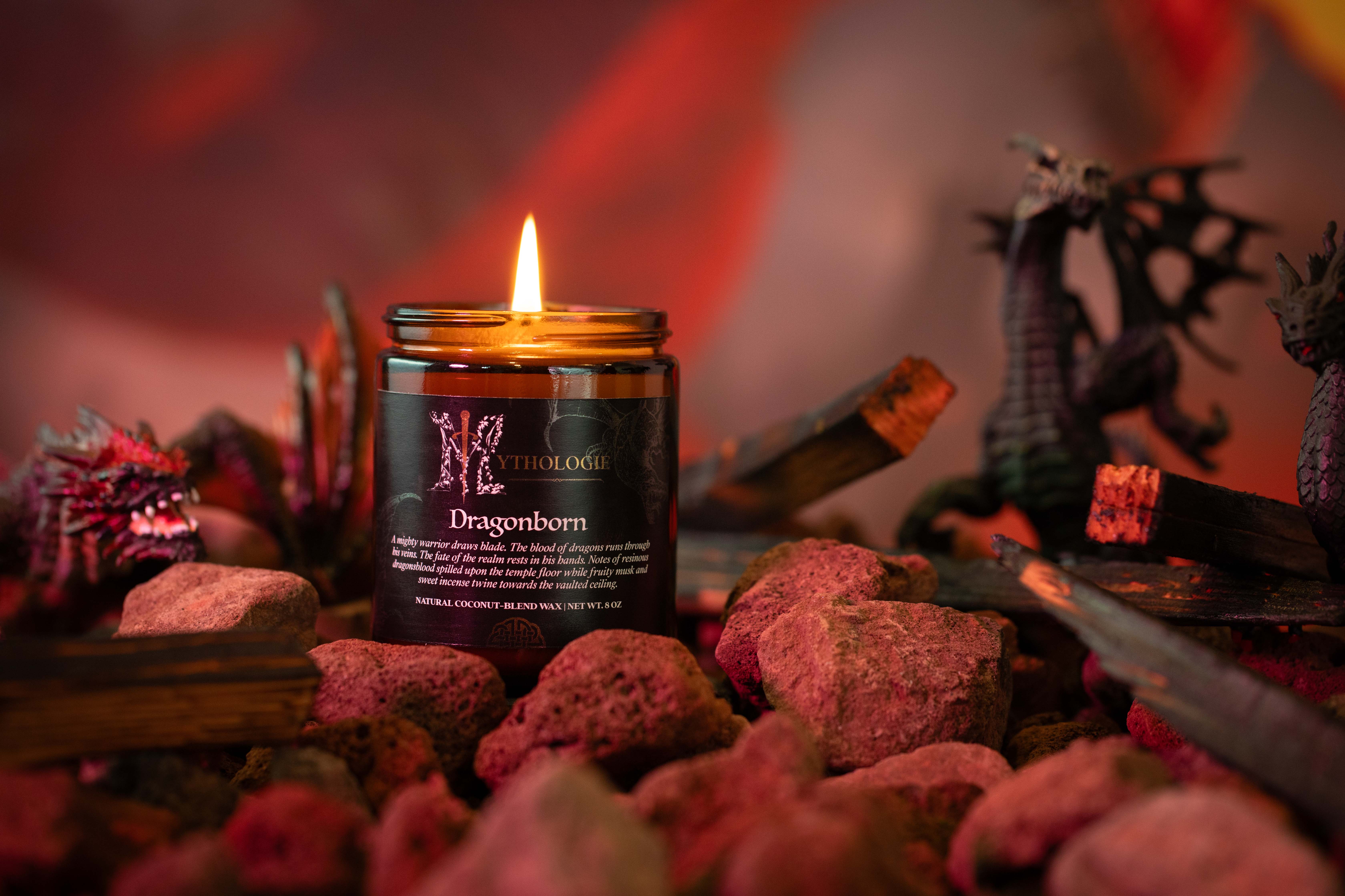 Mythologie Candles - Wholesale Jar/Filled Candle - Dragonborn1