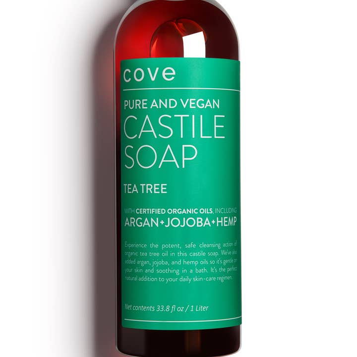 Cove – Engroshandel Kropssæbe/brusegel – Cove Castilla Sæbe 33.8 oz | Økologisk Argan, Jojoba, Hamp Seed9