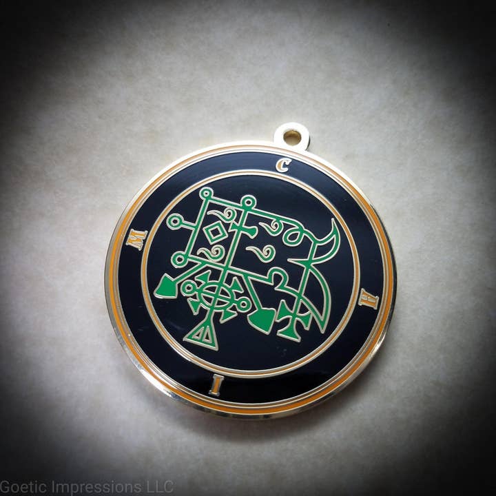 Goetic Impressions - Wholesale Individual Charm/Pendant - Caim Sigil Medallion