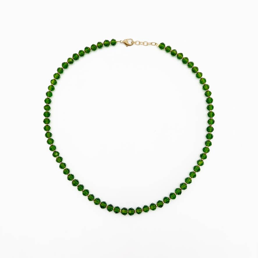 Baizaar – Großhandel Perlenkette – Perlen-Glitzer-Halskette5