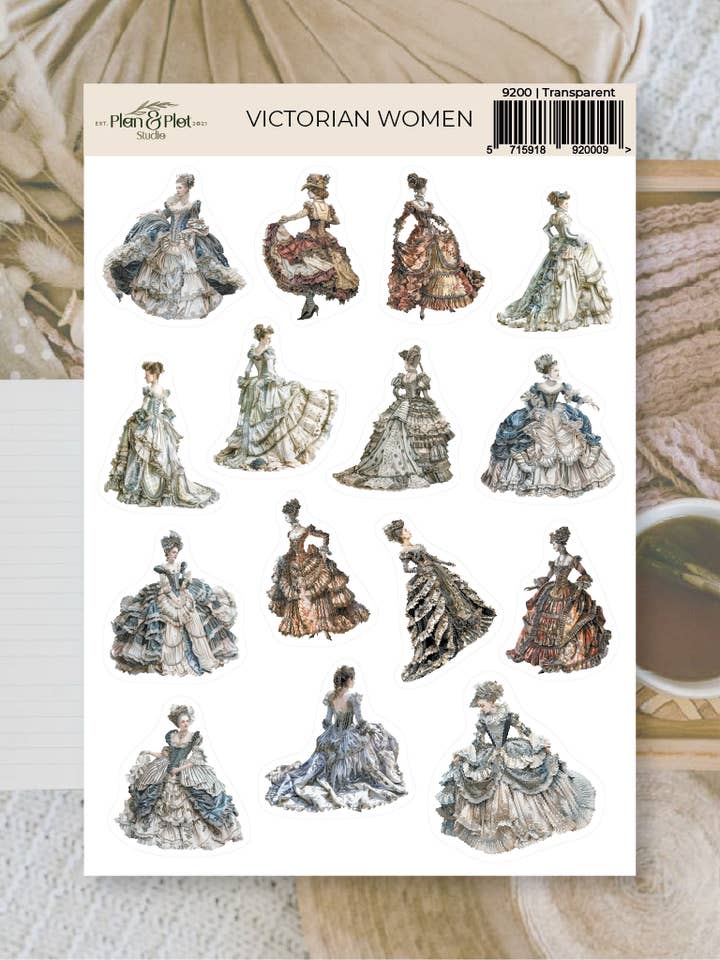 Femmes victoriennes | Autocollants pour la vente par Plan & Plot Studio