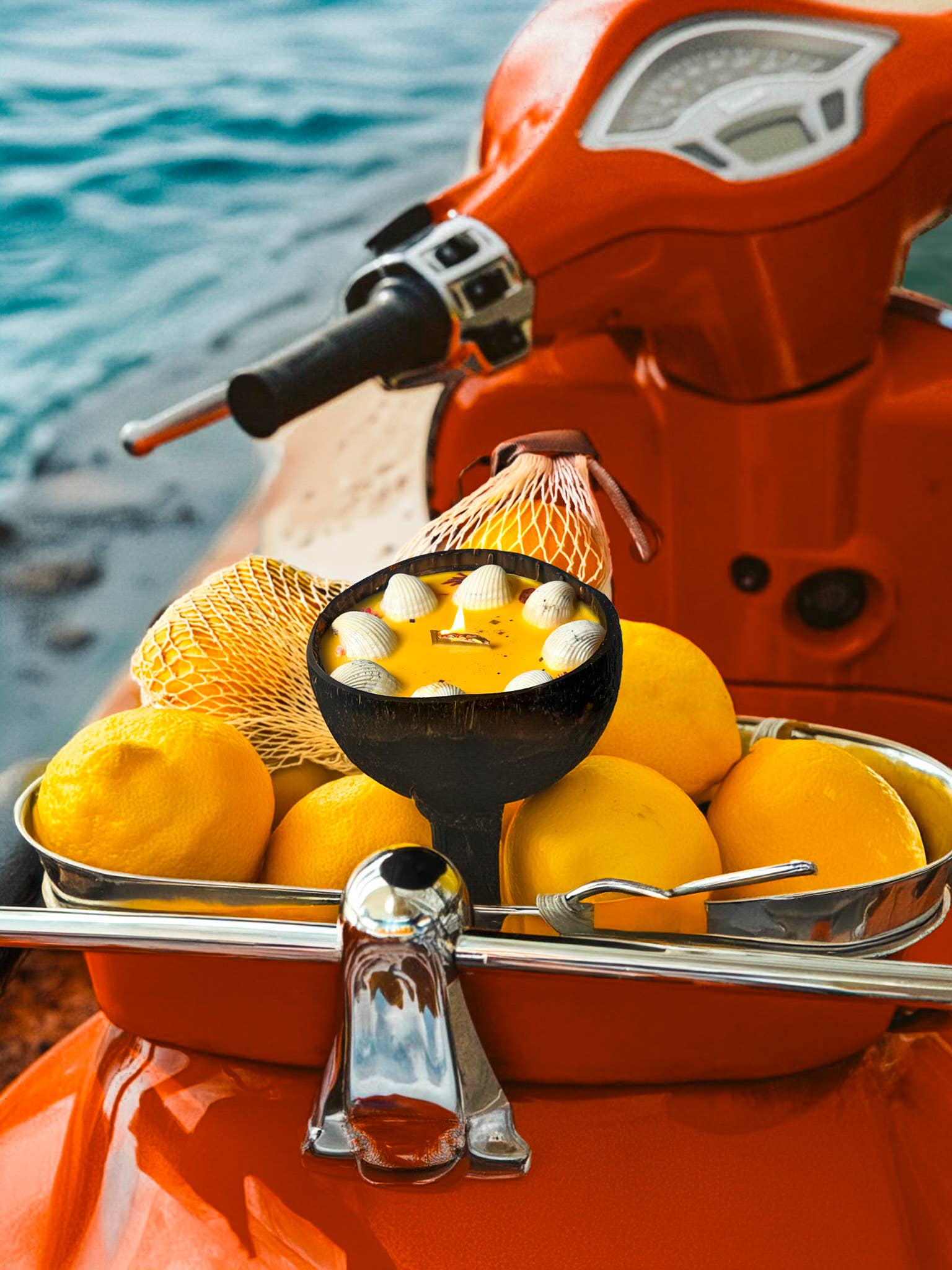 Surfing Road - Wholesale Jar/Filled Candle - Coconut candle Dolce Vita: blending apricot, peach, and lemo1