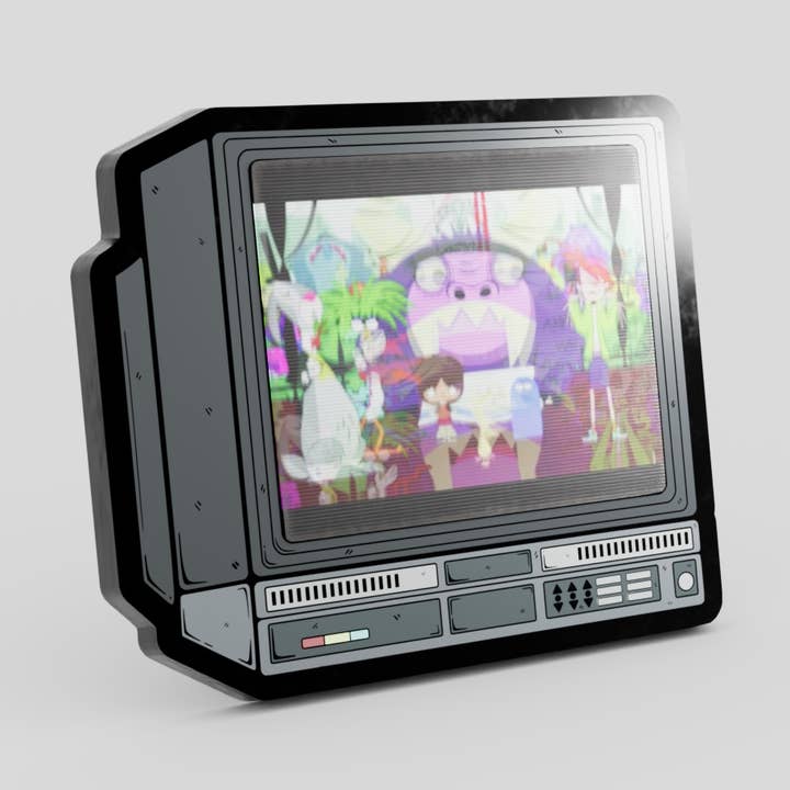 2.5" Lenticular Foster's Home For Imaginary Friends CRTV Ena for wholesale by GoopyGoblins