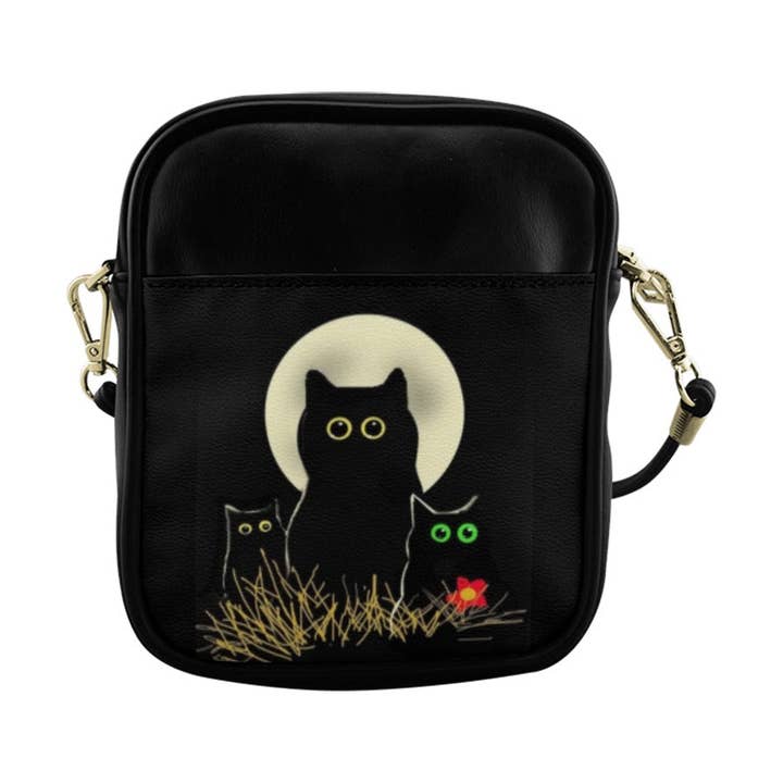 Night Cats schoudertas voor wholesale door Pioneer Kitty Market