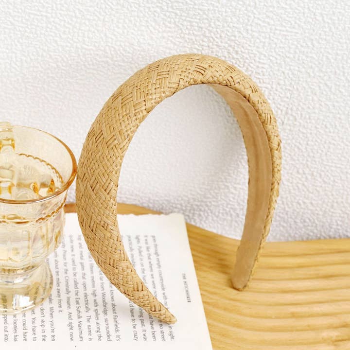 ACCITY - Wholesale Fashion Headband - Women's - 2024 FASHION RAFFIA TEMPERAMENT HEADBANDS_CWAHA1164