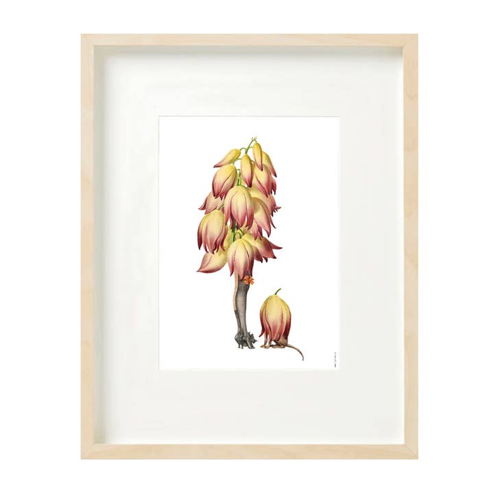 Print (A4) collage - Flower with legs for wholesale by Lylies