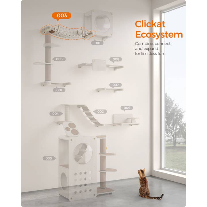 Greenwestons - Wholesale Krabpaal - Kat - Collectie - Nr.003 Kattenbrug voor Muur