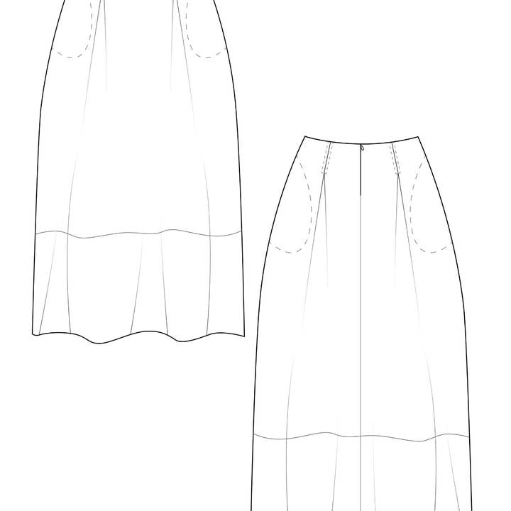 The Avid Seamstress LTD - Wholesale Craft Sewing Kit - NEW - The Universal Skirt Sewing Pattern 6