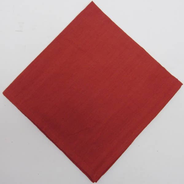 Napkins Woven Homespun Solid Red Ochre for wholesale by natural habitat