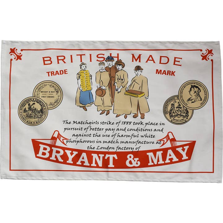 Match Girls Strike Tea Towel for wholesale by Radical Tea Towel
