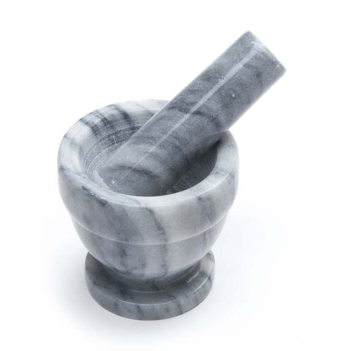 Fox Run Marble Mortar and Pestle, White, 3" for wholesale by Fox Run Brands