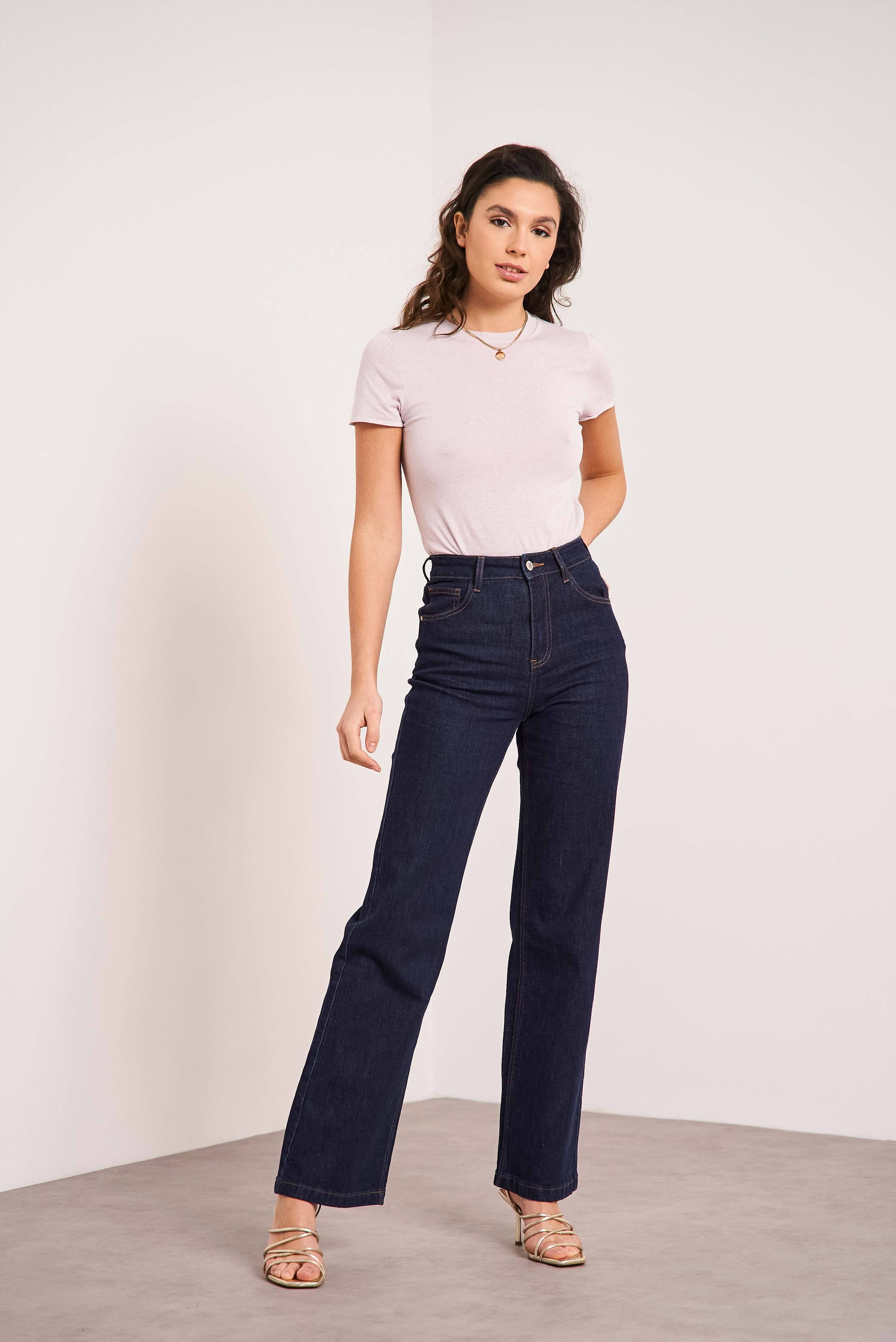 Oraije Paris - Vendita all'ingrosso Jeans - Donna - Jeans Barbara a gamba larga22