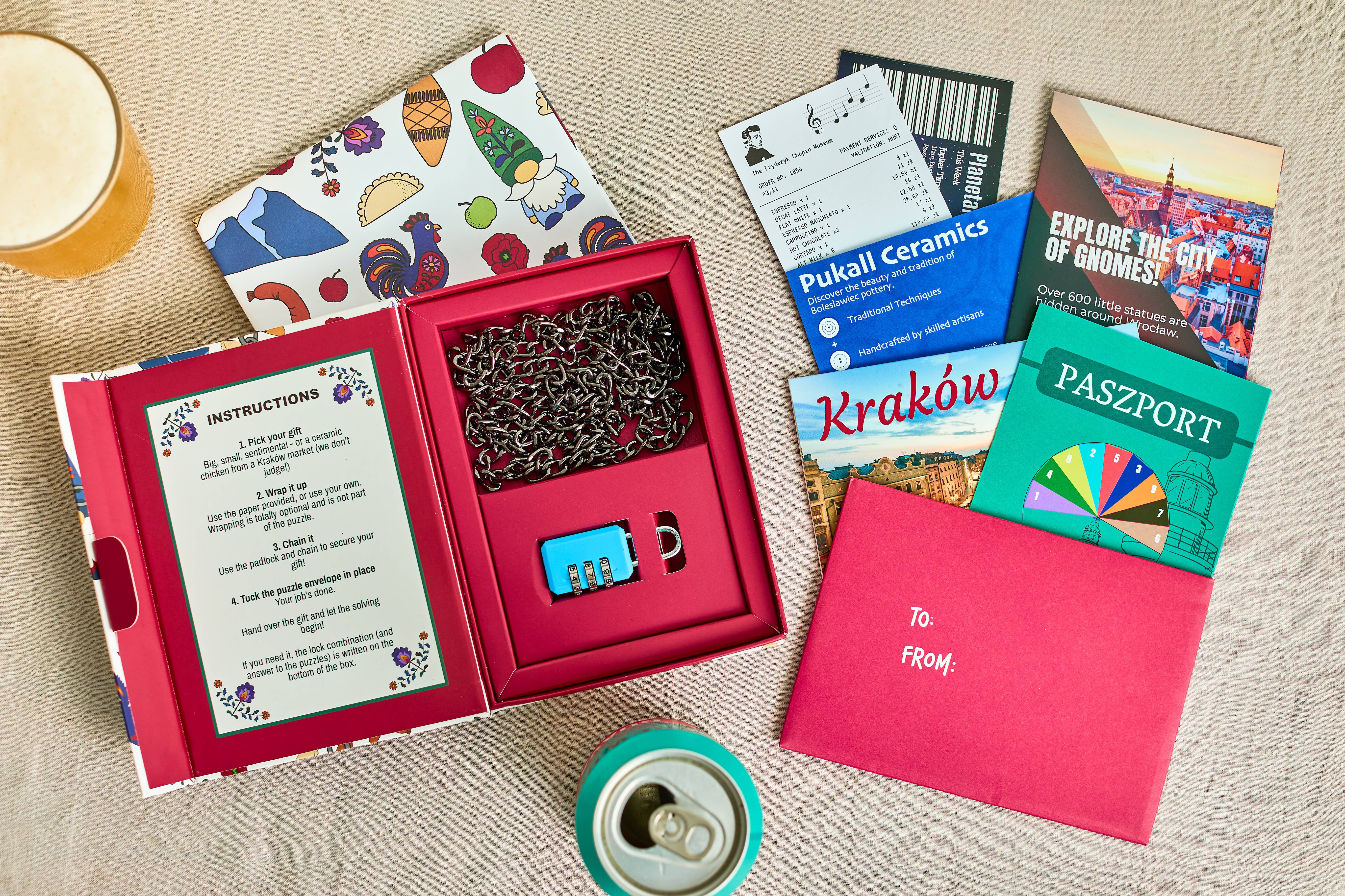 Puzzle Post Games - Vendita all'ingrosso Puzzle - Adulti - NUOVO Padlock'd Poland: Un gioco di fuga con lucchetti e catene2