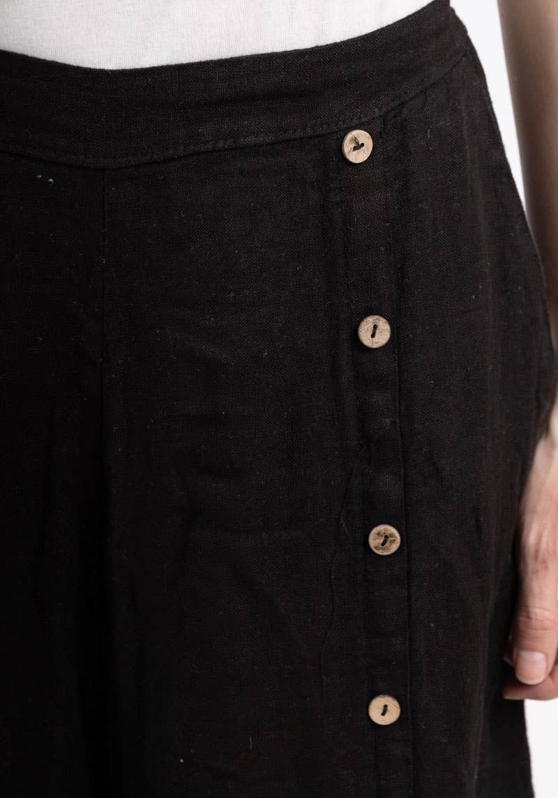 la maison des fibres naturelles – Engroshandel Bukser - Dame – Knapbukser med lige ben 9320 100%LIN16