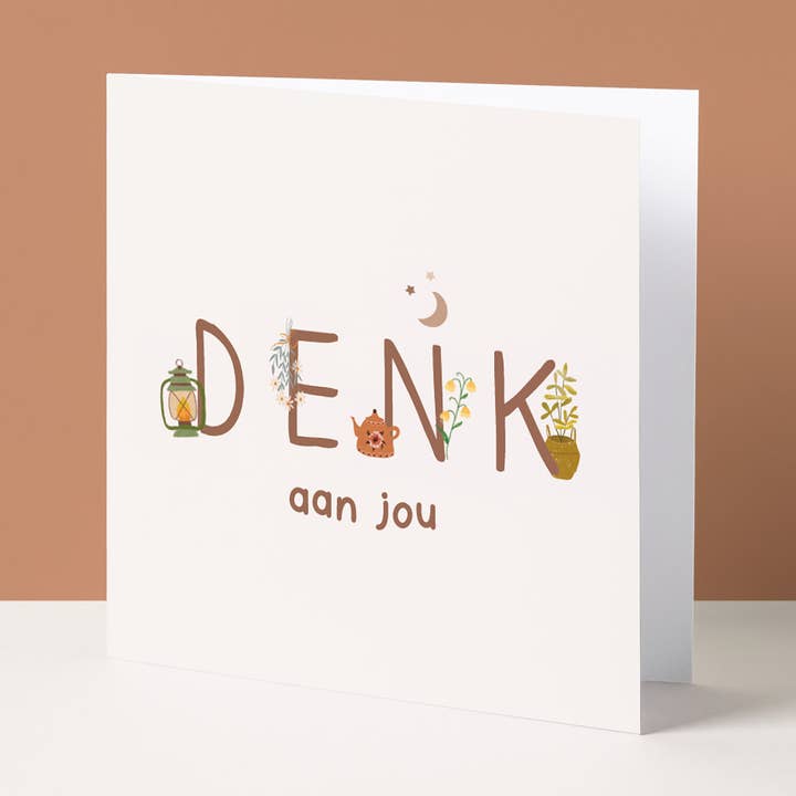 Lykønskningskort | Tænker på dig for engroshandel hos Studio Poppybird