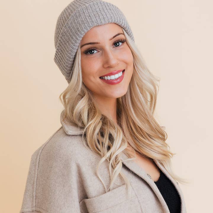 Leto Accessories - Wholesale Beanie - Women's - Recycled Material Winter Beanie - Eco-Conscious Style 🌍