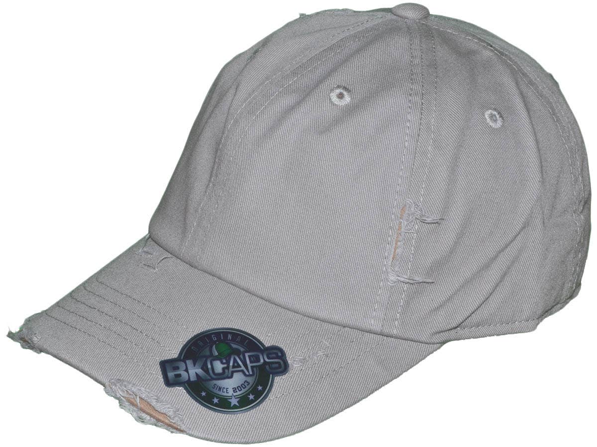 Buck Wholesale - Vendita all'ingrosso Cappellino da baseball - Unisex - Cappello vintage da papà, in cotone di alta qualità, a basso profilo, strappato11