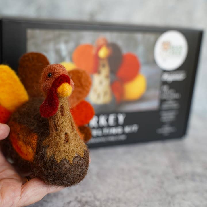 Bear Creek Felting - Wholesale DIY Craft Kit - Turkey Needle Felting Kit4