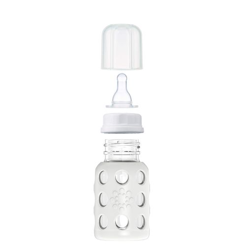 Lifefactory - Wholesale Baby Bottle - 4oz Glass Baby Bottle - Stage 1 Nipple, Stopper, and Cap14