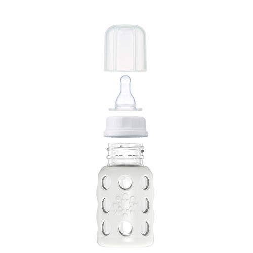 Lifefactory - Wholesale Baby Bottle - 4oz Glass Baby Bottle - Stage 1 Nipple, Stopper, and Cap14